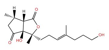 (1S,4R,5S,8S)-5-Hydroxy-4-[(E)-7-hydroxy-4-methylhept-3-enyl]4,8-dimethyl-3-oxabicyclo[3.3.0]octan-2,6-dione
